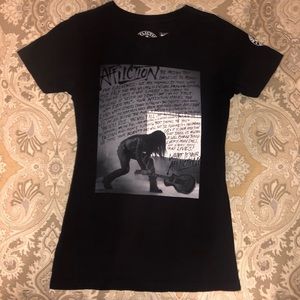 NWT Affliction Live Fast Creed Smash Tee